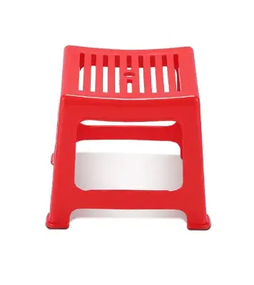 Picture of Timber Stool Short -Red