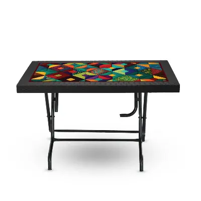 Picture of Caino Dinner Table 6 Seat S/L Print Nexus-Black