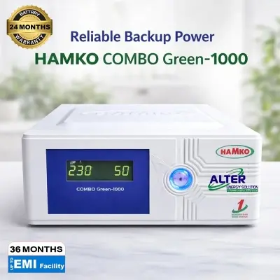 Picture of Hamko Combo Green-1000VA Sine Wave IPS/UPS & Solar