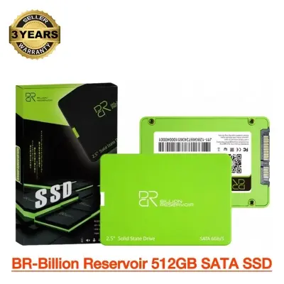 Picture of BR-Billion Reservoir 512GB 256GB 128GB SATA3 SSD High Speed 2.5 Inch SSD For Laptops & Desktop-PC (Red,512GB)