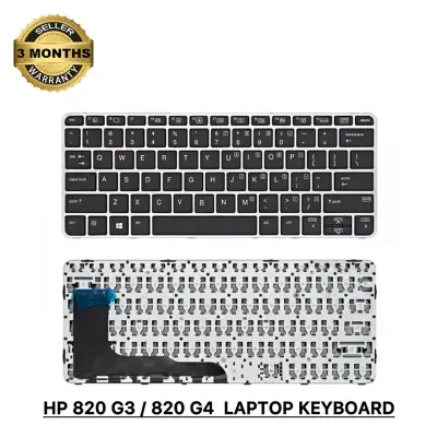 Picture of HP Laptop Keyboard For HP EliteBook 820 G3 820 G4 725 G3 725 G4 Series Laptop Keyboard (Black)
