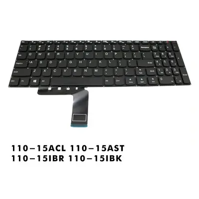 Picture of Laptop Keyboard For Lenovo_ Ideapad 110-15ACL 110-15AST 110-15IBR 110-15IBK Laptop Keyboard (Black)