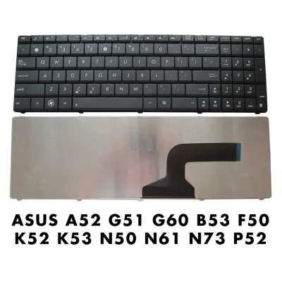 Picture of Laptop Keyboard For Asus K52 N53 N61 UL50 N71V N73 Series Laptop Keyboard (Black)