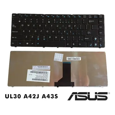 Picture of Asus Laptop Keyboard For Asus X42 X43 X44 A42 A43 A43S K42 K42D K43 N43 N82 U31 UL30 UL80 Laptop Keyboard (Black)