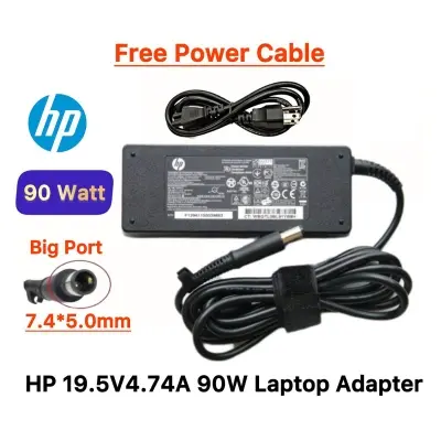 Picture of HP Laptop Adapter For HP ProBook 4440s 4535s 4530S 4540S 6470b 6475b 6570b Pavilion DV3 DV4 DV5 DV6 Series (19V-4.74A 90W 7.4*5.0mm) 