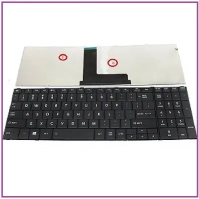 Picture of Laptop Keyboard For TOSHIBA C50-B C55-B C55D-B C55-B5200 C55-B5201 series Keyboard black (Black)