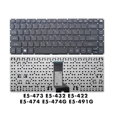 Picture of Acer Laptop Keyboard For Acer Aspire E5-473 E5-473G E5-473Tg E5-473T E5-474G E5-475 E5-475G E5-491G Series - Keyboard (Black)