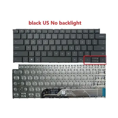 Picture of Laptop Keyboard For DeII Vostro 3400 3401 3405 5300 5301 5390 5391 5401 5402 5490 Laptop Keyboard No Frame (Black)