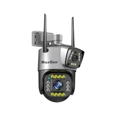 Picture of MaxGen V380 PRO SC02 Dual Lens WIFI IP Camera Outdoor Waterproof 4MP Auto Tracking Color Night Vision Two Way Audio CCTV Camera (Multicolor)