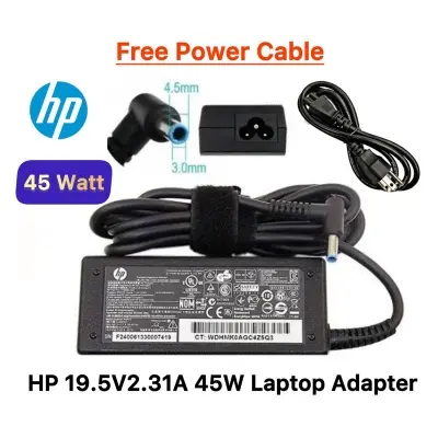Picture of HP Laptop Adapter For HP ProBook 440 G3 440 G4 640 650 G3 G4 AC Adapter Charger (19.5V-2.31A 45W 4.5*3.0mm)- Blue Pin 