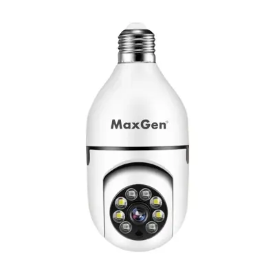 Picture of MaxGen V380 PRO Q16s BULB PTZ WIFI IP Camera  2MP 1080P 360 Degree Rotation Night Vision Two-Way Audio Motion Detection (White)