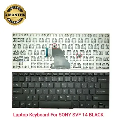 Picture of Laptop Keyboard For Sony Vaio Fit SVF14 14E SVF1421 SVF1421V1E SVF1421E2EW Series (Black)