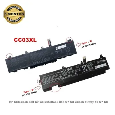 Picture of CC03XL Laptop Battery For HP ZBook Firefly 14 G7 G8 EliteBook 830 835 840 845 G7 G8 Series 