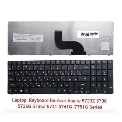 Picture of Laptop Keyboard For Del_ Inspiron 14 7460 7472 15 7560 7572 Laptop Keyboard US Black (Black)