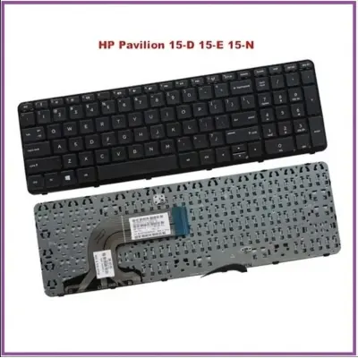 Picture of HP Laptop Keyboard For HP Pavilion 15N 15-E 15-N 15-E000 15-N000 Keyboard Without Frame / No Frame Black (Black)