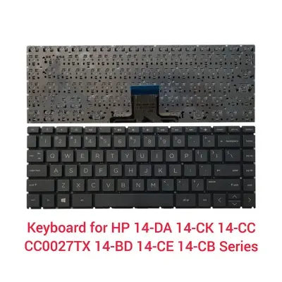 Picture of HP Laptop Keyboard For HP 14DA 14-DA 14-CC 14-BD 14-CE 14-CB TPN-Q188 Q190 Series (Black)