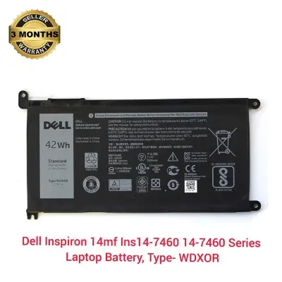 Picture of Laptop battery For WDXOR For Inspiron 13 7378 13 5000 5378 5368 15 7579 5567 5568 5578 7570 7569 Inspiron 5000 7000 17 5000 Series Laptop Battery 