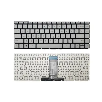Picture of Laptop Keyboard For HPP Pavilion X360 14BS 14-BA 14-BS Series Pavilion 14-bs 14-bs000 14-bs100 14-bs500 US black keyboard - Keyboard (Silver)