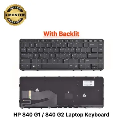 Picture of HP Laptop Keyboard For HP EliteBook 840 G2 850 G2 840 G1 850 G1 745 G1 750 G1 745 G2 750 G2 ZBook 14 Series Laptop Keyboard (With Backlit) (Black)