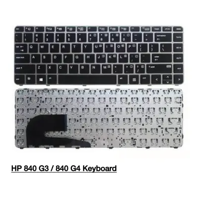 Picture of HP Laptop Keyboard For HP EliteBook 745 G3 840 G3 840 G4 745 G4 ZBook 14u G4 Series Laptop Keyboard (Black)