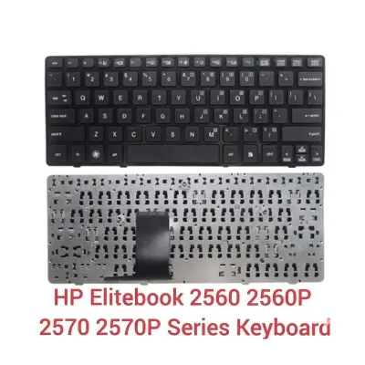 Picture of HP Laptop Keyboard For HP EliteBook 2560 2560P 2570 2570P Keyboard - Keyboard - Keyboard (Black)