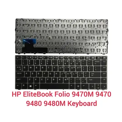 Picture of HP Laptop Keyboard For HP For EliteBook For Folio 9470M 9470 9480 9480M Keyboard (Black)