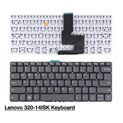 Picture of Laptop Keyboard For Lenovo_ IdeaPad 320-14ISK 320-14IKB 320S-14IKB 320-14AST Laptop Keyboard US (Grey)