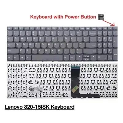Picture of Laptop Keyboard For Lenovo_ IdeaPad 320-15ABR 320-15IAP 320-15AST 320-15IKB 320-15ISK Keyboard US - Keyboard - Keyboard - Keyboard (Grey)