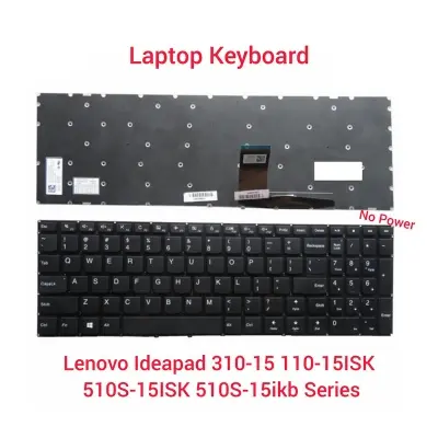 Picture of Laptop Keyboard For Lenovo_ idea pad 310-15 110-15 110-15ISK 510S-15ISK 510s-15ise 510S-15ikb 510-15 Series (Black)