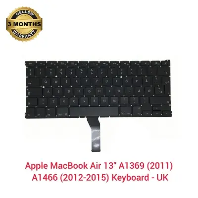 Picture of Laptop Keyboard For Apple MacBook A1369, A1466 Keyboard (UK Layout) For MacBook Air 13 inch A1369, A1466 UK (Black)