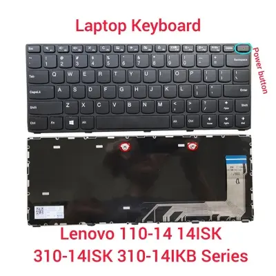 Picture of Laptop Keyboard For Lenovo_ Idea Pad 110-14 110-14Ibr 110-14Isk 310-14 310S-14 510-14 510S-14 E41-15 Series - Keyboard (Black)