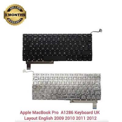 Picture of Laptop Keyboard For Apple MacBook Pro 15 A1286 Keyboard UK Layout English 2009 2010 2011 2012 (Black)