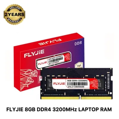 Picture of FLYJIE 8GB DDR4 3200MHz PC4-25600 (PC4-3200AA) CL22 1.2V 260Pin SO-DIMM Laptop Notebook Ram Memory 