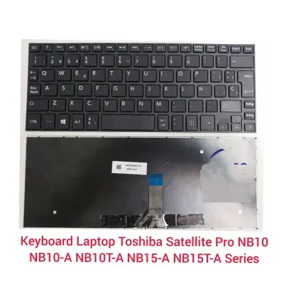 Picture of Laptop Keyboard For Toshiba NB10 NB10-A NB10T-A A986 NB15 NB15-A NB15T-A Internal Laptop Keyboard (Black)