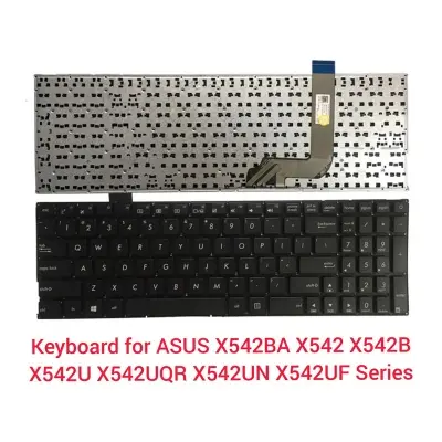 Picture of Asus Laptop Keyboard For Asus A542U A580 X542 X542UQ X542UR X542BA X542B X542U Laptop Keyboard US Layout (Black)