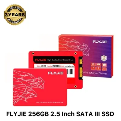 Picture of FLYJIE SSD 512GB 256GB 128GB SATA3 SSD AK-800 High Speed 2.5 Inch For Laptop & Desktop (Red,256GB)