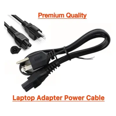 Picture of Laptop Charger Adapter Power Cable 1.5m 1.8m 6ft USA Plug IEC C5 AC Adapter Power Supply Cord Notebook Computer 