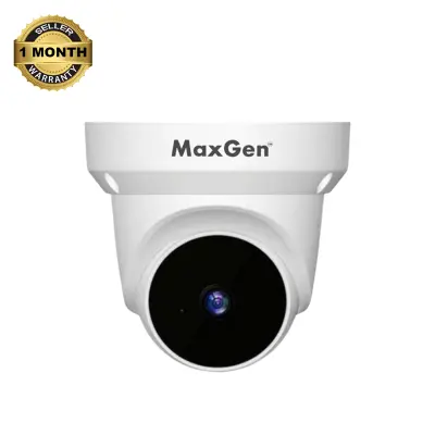 Picture of MaxGen V380 PRO Q1 Dome 3MP WIFI IP Camera Indoor Outdoor 355 Degree Night Vision APP Control Motion Detection Home Security Camera (White)