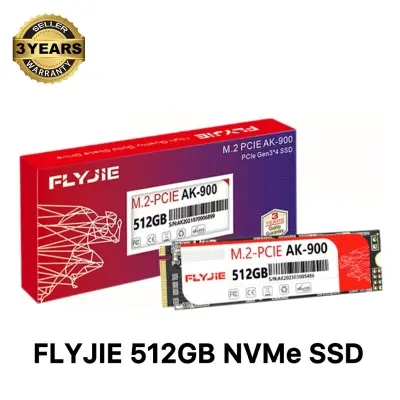 Picture of FLYJIE AK-900 512GB NVMe SSD M2 (2280) PCIe Gen 3.0 SSD For Laptop & Desktops (Multicolor,512GB)