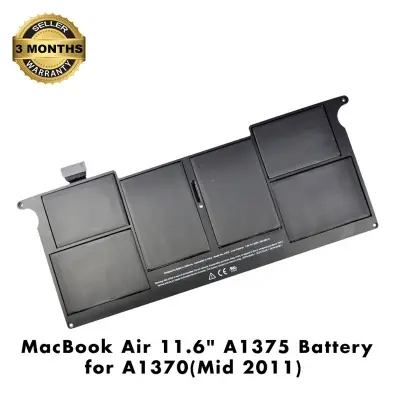 Picture of Laptop battery For MacBook Air 11" A1375 Battery for A1370 (Late 2010) 7.3V 35Wh 020-6920-B  Battery (Black)