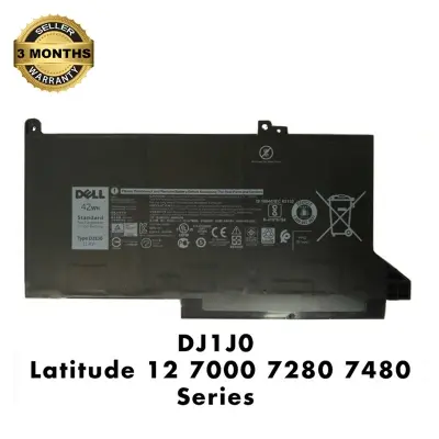 Picture of Laptop battery For Dell_ DJ1J0 (11,4 V, 42 WH) Latitude 12 7000 7280 7480 Series PGFX4 ONFOH 451-BBZL Latitude 12 7000 7280 7480 Series DJ1J0 Laptop Battery 