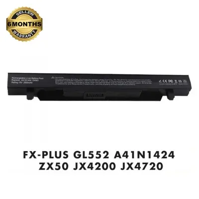 Picture of Laptop battery For A41N1424 Battery for Asus ZX50 GL552V GL552VW GL552JX GL552 GL552J FX-Plus ZX50J,FX-PRO 6300,FX-PRO 6700,rog gl552jx,rog gl552j, Battery for ASUS GL552 GL552JX GL552V GL552VL GL552VW GL552VX ZX50 FX-PLUS series A41N1424 15V 48WH 