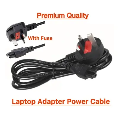 Picture of Laptop Charger Power Cable 3 Pin Fuses 1.5m 1.8m Adapter Power Supply Cord Notebook Computer 