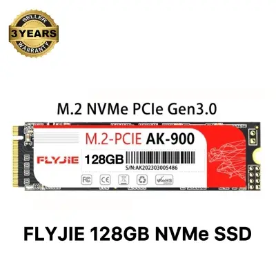 Picture of FLYJIE AK-900 128GB NVMe SSD M2 (2280) PCIe Gen 3.0 SSD For Laptop & Desktops (Multicolor,128GB)