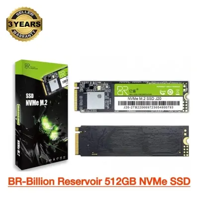 Picture of BR-Billion Reservoir SSD 512GB 256GB 128GB PCIe NVMe M2 2280 Gen 3.0 Interface For Laptop & Desktop (Multicolor,512GB)