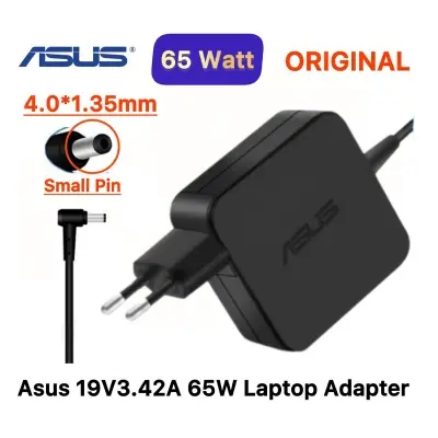 Picture of Asus Laptop Adapter For Asus S15 S530F S510U S430 X556U X456 X441 X541 X540 X442 X542 X202 S200 Q200 UX31A UX32A UX310UA UX305CA Series (19V-3.42A 65W 4.0mm*1.35mm) 