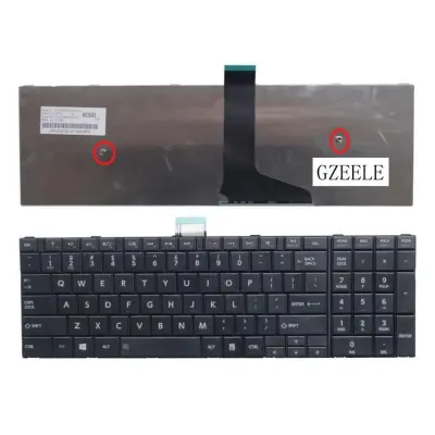 Picture of Laptop Keyboard For Toshiba C50 L50 C50 C50D-133 C50-A-006 C50T-A S50 L50 L50-A Series Laptop Keyboard (Black)