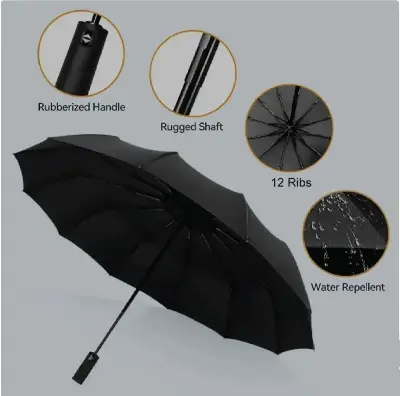 Picture of BMW Auto Open And Auto Close Umbrella 16 Ribs (China)