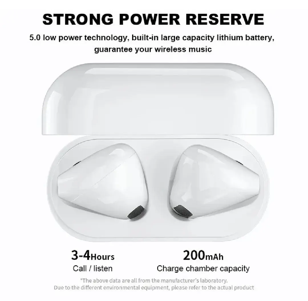Picture of (New) Pro 4 TWS wireless Bluetooth headphones HD voice earphone waterproof headset in-ear earbuds with mic