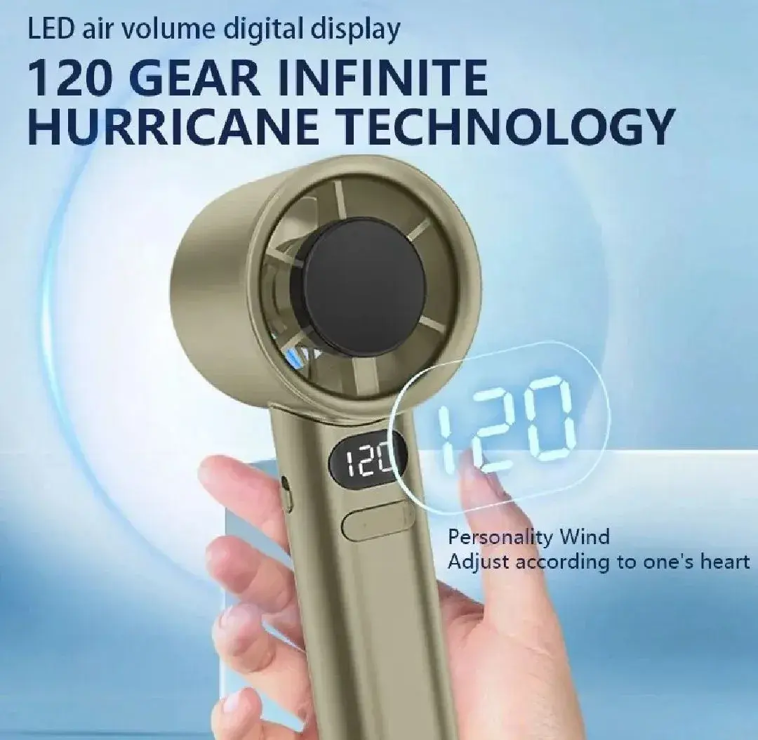 Picture of M11 Handheld Fan Portable Bladeless Mini Fan rechargeable